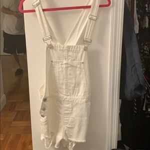 NWT White overalls